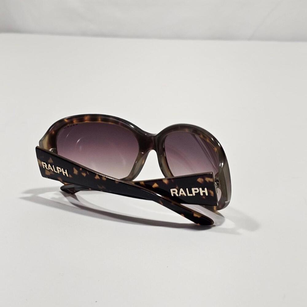 Vintage Ralph Lauren Sunglasses Tortoiseshell Oversized Brown Frame - Picture 13 of 13
